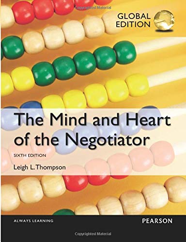  Fr The Mind And Heart Of The Negotiator Thompson Leigh Livres