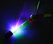 Set of 12 Flashing LED Sling Shot Flare Arrow Helicopter Children's Kid's Toy Flyer (Colors May Vary)