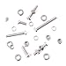 Glarks 280Pcs M3 Pan Head Phillips Stainless Steel Screws Bolts Nuts Lock and Flat Gasket Washers Assortment Kit