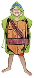 Nickelodeon Teenage Mutant Ninja Turtles Leonardo Hooded Bath Towel Poncho