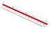 ALVIN 610E Metric Engineer Triangle Scale, Multipurpose Ruler for Drawing, Planning, and Design, Drafting and Architecture Tool - 6 Inches