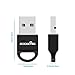 Rocketek Wireless Transmitter 4.0 Dongle Adapter for PC, Low Energy USB Wireless Adapter Transmitter and Receiver for Windows 10/8 / 7 / Vista - Plug and Play for Win 7 and Above
