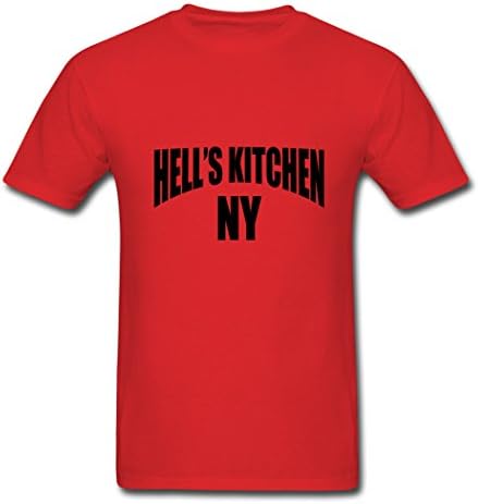 Dachau 2015 and 2016 Modern Men's Hells Kitchen Ny Nyc T-Shirts Red L