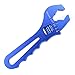 SYKRSS An Fitting Wrench 3AN-16AN Adjustable Wrench Aluminum Lightweight Spanner Tools for An Hose Fitting Adapter End Blue
