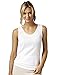 Indera Women's 100% Cotton Rib Knit Camisole, White, Medium, 3-pk - Misses, Womens