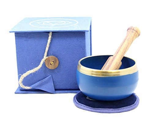 Tibetan Third Eye Chakra, 6th Chakra, Singing Bowl Gift Set #5