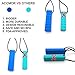 3 Pack Sensory Chewing Necklace for ADHD, Teething, Autism, Biting, Oral Motor Chewy Stick/Tube Toy Jewelry for Boys, Girls, Adults, Toddlers(Blue, Green, Purple) by Accmor