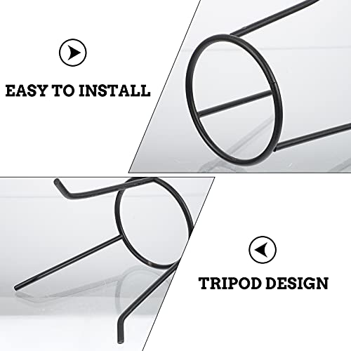 Lamp Stand Iron Tripod Bunsen Burner Holder Metal Support Rings Rack