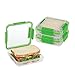 SnapLock by Progressive SNL-1001SETG SnapLock Sandwich Container One Size Green