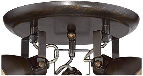 Pro Track Abby 3-Light Bronze Ceiling Track Fixture - Pro Track