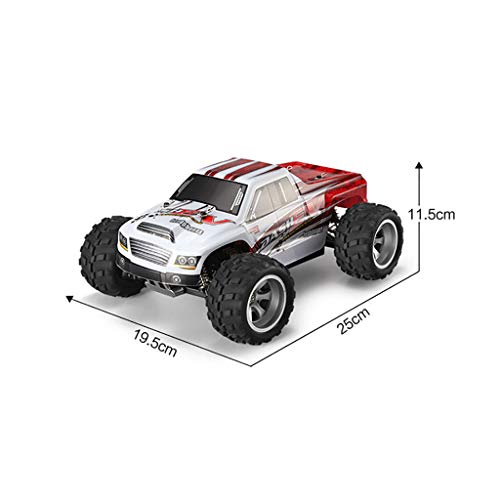 Fewear Ship from USA,1:18 Scale RC Car 75KM/H High Speed,2.4Ghz Radio Controller Off Road RC Trucks with Rechargeable Batteries,4WD Electric Vehicle,Electric Toy Car for All Adults & Kids Gift (A)