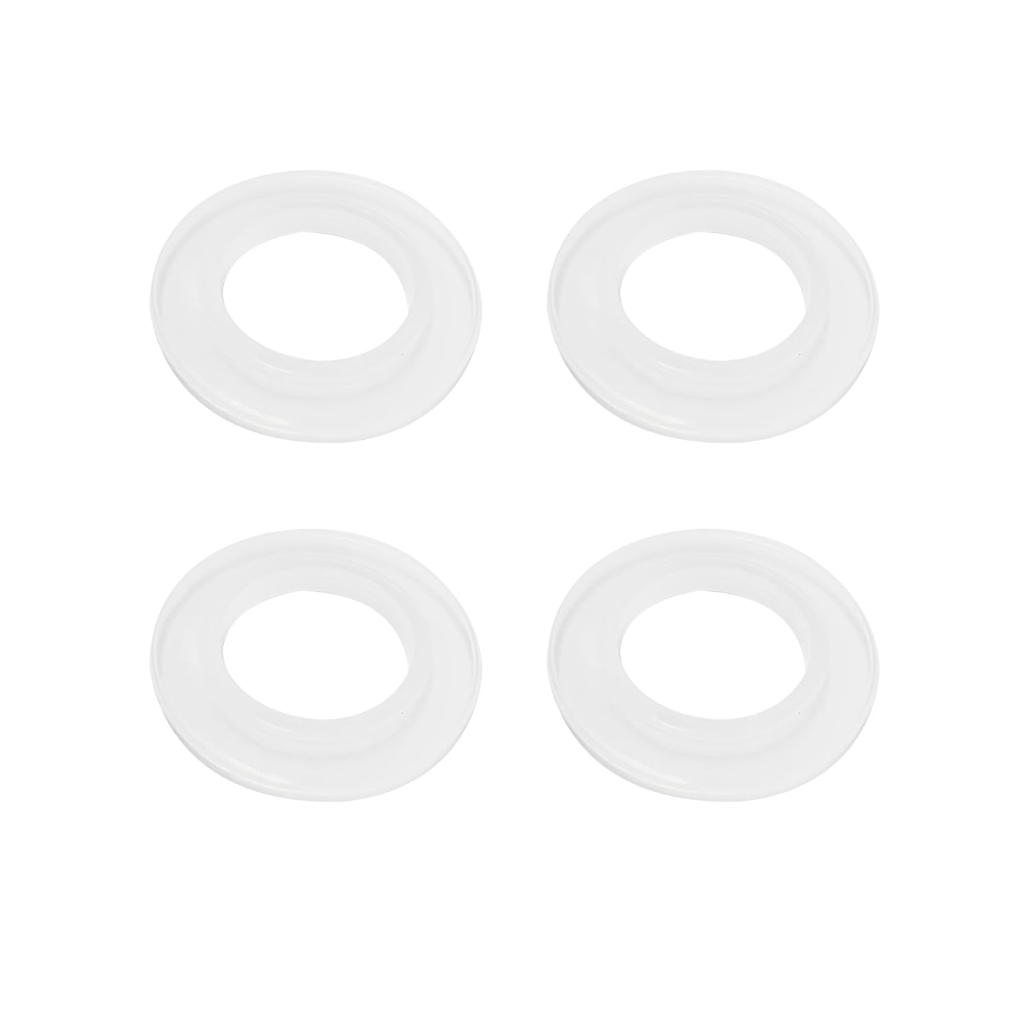 Qrity 4 Pcs O-Rings Gasket 20mm, Sink Plug Seal, Lip Bath Plug, Washer Basin Sealing Ring, Bathtub Plug Gasket, Pop Up Basin Waste Seal, Suitable for the Drainage Plug of Push-Type Pop Up Wash Basin — image 1