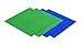 [Stackable Design] LEGO Compatible Brick Building Baseplates by Mast,Large Green & Blue 10