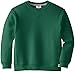 Russell Athletic Boy's 8-20 Fleece Crew, Dark Green, Large