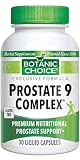 Botanic Choice Prostate 9 Herbal Prostate Support Formula, 30 Liquid Capsules