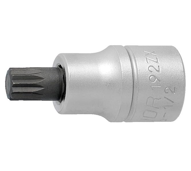 Unior 192/2ZX Screwdriver Bit 1/2 Inch with Vielzahnpr Profile Long M16