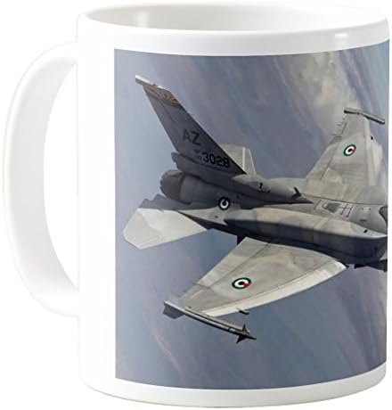 AquaSakura - F-16 Block 60 - 11oz Ceramic Coffee Mug Tea Cup