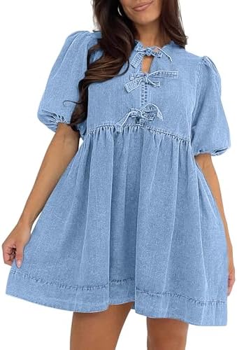 michael michael kors denim belted mini dress Michael Kors Michael Denim Belted Mini Dress in Blue