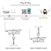 Outdoor Security Camera,VStarcam IP67 Waterproof 1080P Bullet Surveillance Camera, IR-Cut Night Vision and Motion Detection Alert 2MP Wireless Network IP Camera, Support Max 128G TF Card(Not Included)