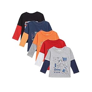 Kuchipoo Boys’ & Girls’ T-Shirt (Pack of 5)