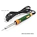 ETEPON Wood Burning & Soldering Iron Kit for Pyrography, Adjustable Temperature Soldering Wood Burning Pen, Soldering Wood Burning Tips, Stencil, Converter, Stand and Carry Bag ET005