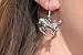 Horse Earrings [Galloping/Prancing] Crystal Paved