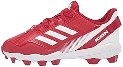 adidas Boy's Icon 7 MD Baseball Shoe, Team Power