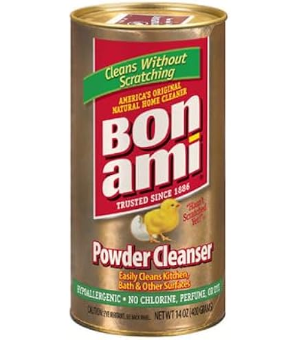 BON AMI Powder Cleanser for Kitchens & Bathrooms - All Types of