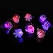 Gejoy 75 Pieces Christmas LED Rings Light Up Rings Flash Finger Rings Glow Rings for Christmas Party Supplies