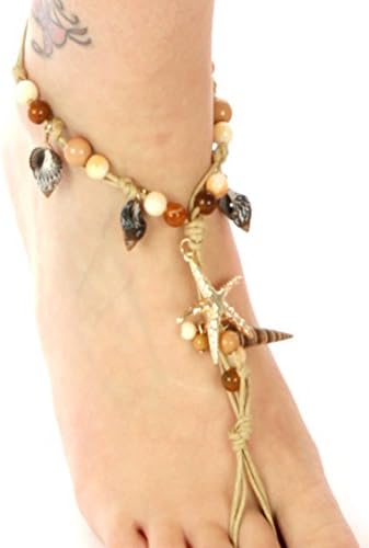 Barefoot Jewelry Beach Anklet Starfish Sandals