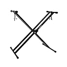 ChromaCast CC-KSTAND Double Braced X-Style Pro Series Keyboard Stand with Locking Straps