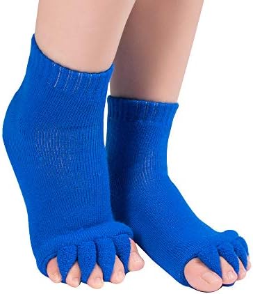 Sree Traders Night Sleeping Massage 5 Toe Sock Fingers Separator Pain Relief Foot
