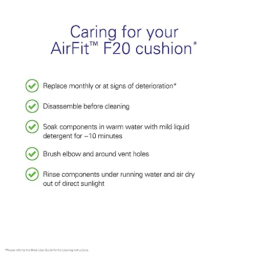 ResMed AirFit F20 Full Face Replacement Cushion Medium Pricepulse