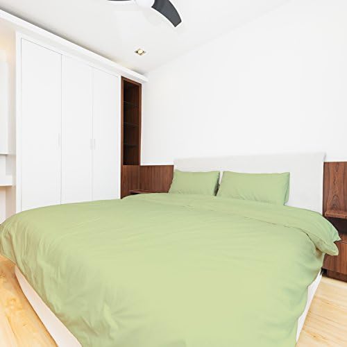 Egyptian Cotton Feel - 1800 THREAD COUNT BLEND 4 PIECE BED SHEET SET (Full, Green)