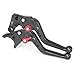 GZYF Short Brake Clutch Levers Pair for Yamaha 2002-2003 R1 / 1999-2004 R6 / 2001-2005 FZ1 for Fazer