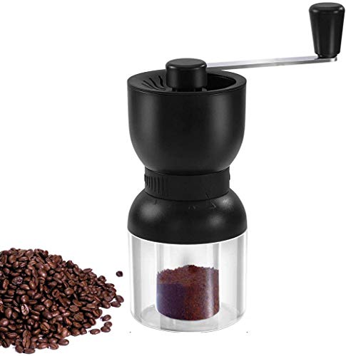 Wuudi Manuelle Kaffeemühle mit einstellbarer Einstellung, konische Keramik-Fräsmühle, Kaffeemühle für Aeropress… – Bild 6