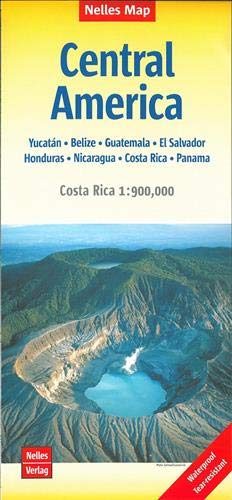Central America/Mittelamerika 1 :900K NELLES MAP (English, French and German Edition) by Nelles Verlag GmbH