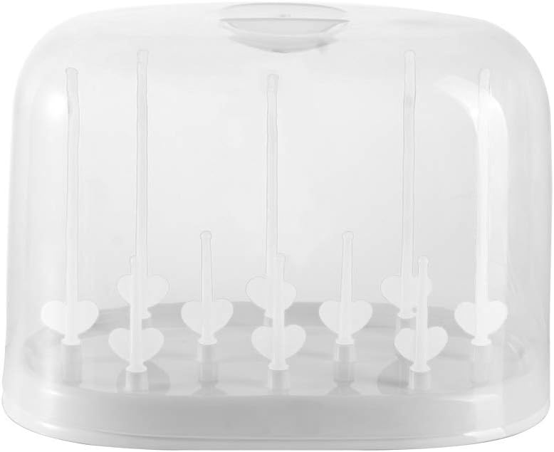 Uokoki Baby Bottle Dryer Kitchen Bottle Drying Rack Baby Infant Nursing Bottle Holder Straight Holder With DustProof Cover