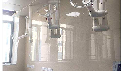 Lab Supply Snorkel, Laboratory Exhaust Vent, Extractor Fume Hood Pre-owned, Fume Extractor Arms (3.5'' 90φ, Transparent)