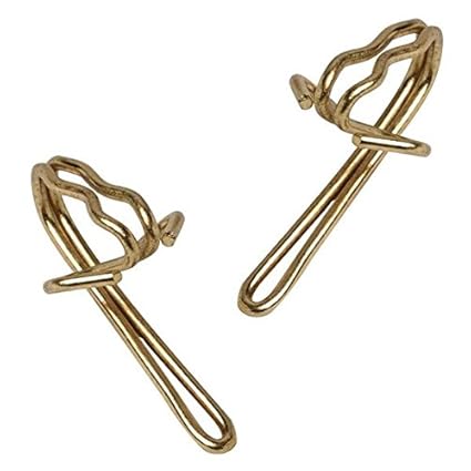 Speedy Curtain Hooks Pack Of 20 Brass Amazon Co Uk Kitchen Home