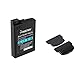 Insten Compatible With Sony PSP Slim 2000 3000 Standard+Extended Battery Back Door Cover+Battery