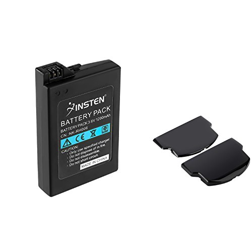 Insten Compatible With Sony PSP Slim 2000 3000 Standard+Extended Battery Back Door Cover+Battery Insten Compatible With Sony PSP Slim 2000 3000 Standard+Extended Battery Back Door Cover+Battery