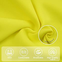 wefeyuv Safety Reflective ANSI Class 3 Hooded