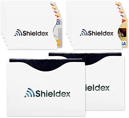 RFID Shieldex 10 Credit Card & 2 Passport Protection Sleeve Set