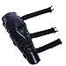 Tera 1 Pair of Adults Fashion Knee Shin Armor Protect Guard Pads Accessories with Plastic Cement Hook for Motorcycle Motocross Racing