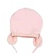 XIAOHAWANG Warm Baby Hat Cute Bear Toddler Earflap Beanie for Fall Winter (6-12 Months, A-Pink)