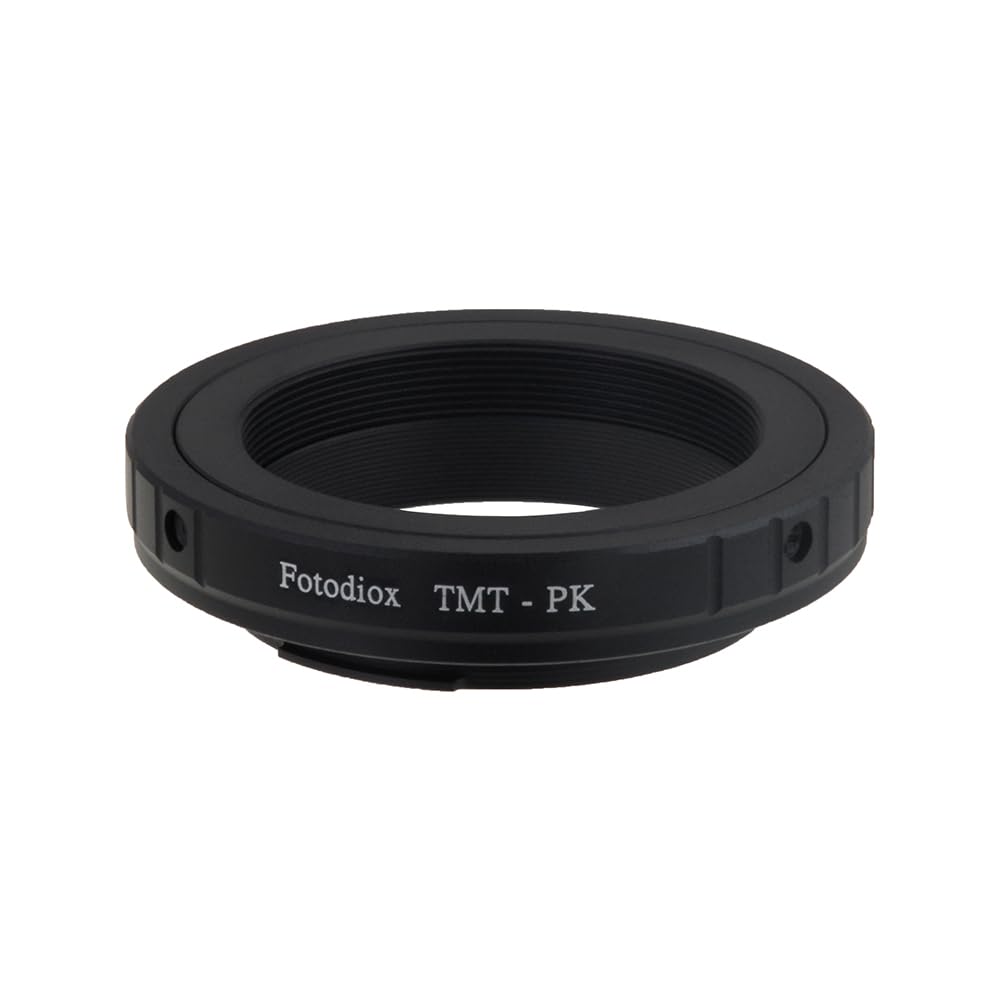 Fotodiox T/T2 Lens Mount Adapter for Pentax K/PK mount Camera, Pentax K-5, K-r, K-x, K-7, x70, X90, K200d, K20d, K100D Super, K10D, K110D,K100D, *ist DL2, *ist DS2, *ist DL, *ist DS, K1000, K2000