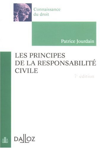 Les  principes de la responsabilité civile