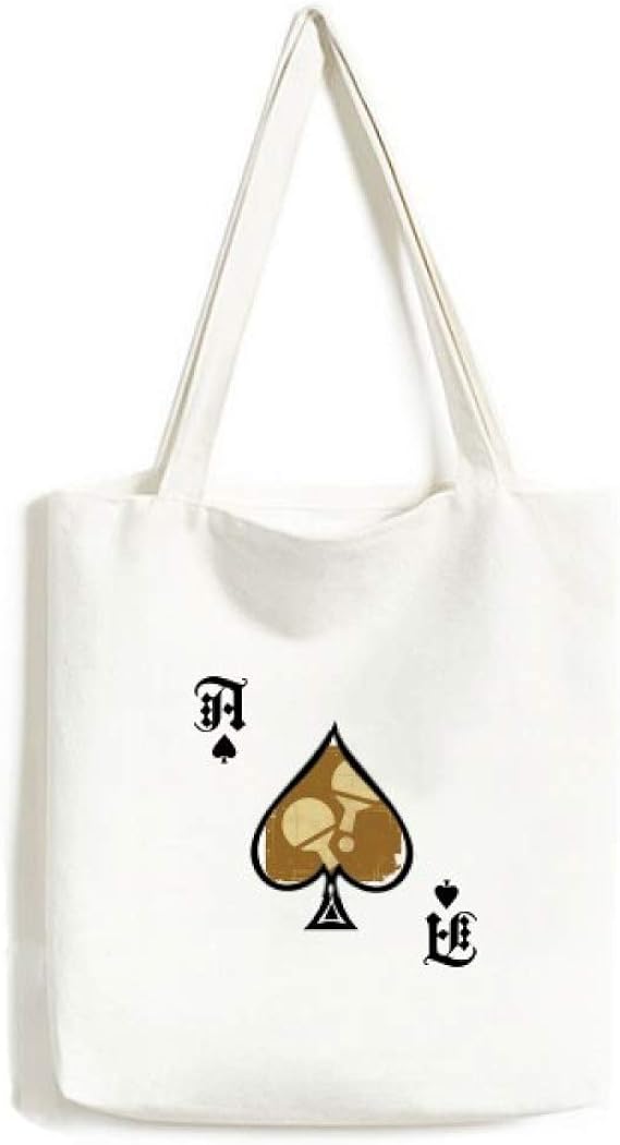 Amazon 卓球 スポーツ イラスト パターン ハンドバッグ クラフト ポーカー スペード キャンバス バッグ ショッピング トート Diythinker トートバッグ