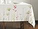 Maison d' Hermine Table Cloth Rectangle Table 100% Cotton 60 x 108 Inches Tablecloth Reusable Decorative for Dining Room, Farmhouse, Home, Party, Festive & Wedding Spring Summer - Botanical Fresh